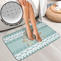 Dragonfly Christmas Bathroom Set Frosty Minty Xmas Tree - Wonder Print Shop