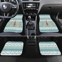 Dragonfly Christmas Car Mats Frosty Minty Xmas Tree - Wonder Print Shop