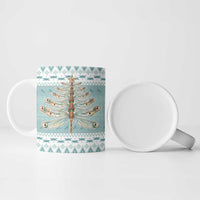Dragonfly Christmas Ceramic Mug Frosty Minty Xmas Tree - Wonder Print Shop
