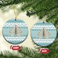 Dragonfly Christmas Ceramic Ornament Frosty Minty Xmas Tree - Wonder Print Shop