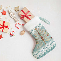 Dragonfly Christmas Stocking Frosty Minty Xmas Tree - Wonder Print Shop