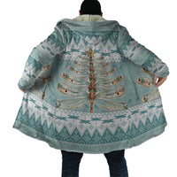 Dragonfly Christmas Cloak Frosty Minty Xmas Tree - Wonder Print Shop
