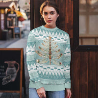 Dragonfly Christmas Ugly Christmas Sweater Frosty Minty Xmas Tree - Wonder Print Shop