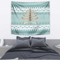 Dragonfly Christmas Tapestry Frosty Minty Xmas Tree - Wonder Print Shop