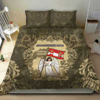 Austria-Hungary Bedding Set Angel Holding A Flag Vintage Style - Wonder Print Shop