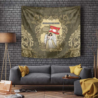 Austria-Hungary Tapestry Angel Holding A Flag Vintage Style - Wonder Print Shop
