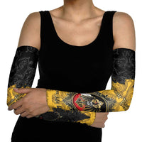 Personalized German Empire Arm Sleeves Imperial Black Eagle With Baroque Patterns - Wonder Print Shop
