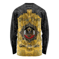 Personalized German Empire Long Sleeve Shirt Imperial Black Eagle With Baroque Patterns - Wonder Print Shop