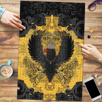 German Empire Puzzle Imperial Black Eagle With Baroque Patterns - Wonder Print Shop