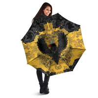 German Empire Umbrella Imperial Black Eagle With Baroque Patterns - Wonder Print Shop