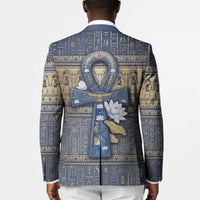 Ankh Egypt Blazer Egyptian Lotus Flowers