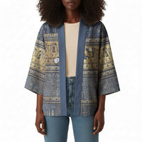 Ankh Egypt Kimono Egyptian Lotus Flowers