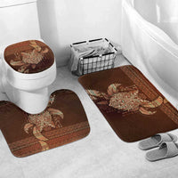 Wolf Native American Bathroom Set Tribal Geometric Earth Tone