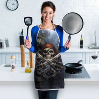 Pirates Skull Apron Kraken Sea Monster Tentacles Deep Legend