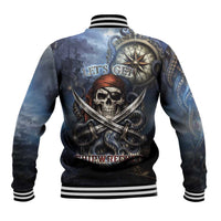 Pirates Skull Baseball Jacket Kraken Sea Monster Tentacles Deep Legend