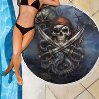 Pirates Skull Beach Blanket Kraken Sea Monster Tentacles Deep Legend