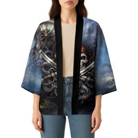 Pirates Skull Kimono Kraken Sea Monster Tentacles Deep Legend