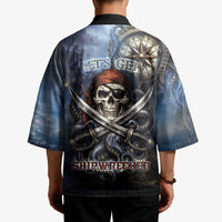 Pirates Skull Kimono Kraken Sea Monster Tentacles Deep Legend