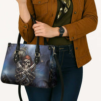 Pirates Skull Leather Bag Kraken Sea Monster Tentacles Deep Legend