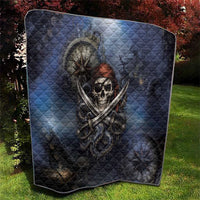 Pirates Skull Quilt Kraken Sea Monster Tentacles Deep Legend