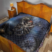 Pirates Skull Quilt Kraken Sea Monster Tentacles Deep Legend