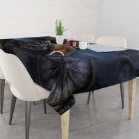 Pirates Skull Tablecloth Kraken Sea Monster Tentacles Deep Legend
