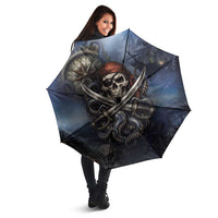 Pirates Skull Umbrella Kraken Sea Monster Tentacles Deep Legend
