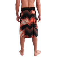 Custom Canada Football Lavalava Visual Line Abstract Maple Leaf
