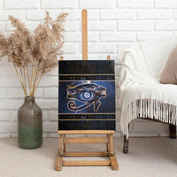 Egypt Eye Of Ra Canvas Wall Art Galaxy Zodiac Universe