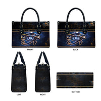 Egypt Eye Of Ra Leather Bag Galaxy Zodiac Universe