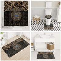 Egypt Eye of Horus Bathroom Set Hieroglyphics Patterns Retro Style