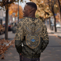 Egypt Eye of Horus Sweatshirt Hieroglyphics Patterns Retro Style