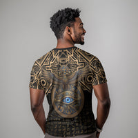 Egypt Eye of Horus T shirt Hieroglyphics Patterns Retro Style