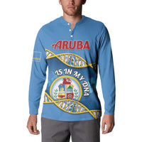 Personalized Aruba Is In My DNA Button Sweatshirt - Wonder Print Shop