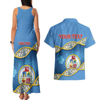 Personalized Aruba Is In My DNA Couples Matching Tank Maxi Dress and Hawaiian Shirt - Wonder Print Shop