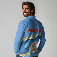 Personalized Aruba Is In My DNA Long Sleeve Polo Shirt - Wonder Print Shop