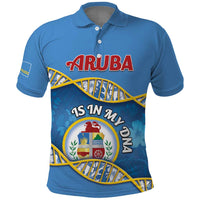 Personalized Aruba Is In My DNA Polo Shirt - Wonder Print Shop