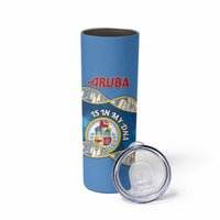 Personalized Aruba Is In My DNA Skinny Tumbler - Wonder Print Shop
