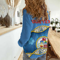 Personalized Aruba Is In My DNA Women Casual Shirt - Wonder Print Shop
