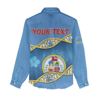 Personalized Aruba Is In My DNA Women Casual Shirt - Wonder Print Shop