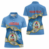 Personalized Aruba Is In My DNA Women Polo Shirt - Wonder Print Shop