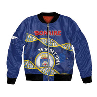 Personalized Bonaire Is In My DNA Bomber Jacket - Wonder Print Shop