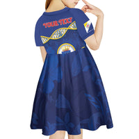 Personalized Bonaire Is In My DNA Kid Short Sleeve Dress - Wonder Print Shop