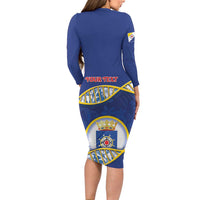 Personalized Bonaire Is In My DNA Long Sleeve Bodycon Dress - Wonder Print Shop
