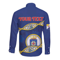 Personalized Bonaire Is In My DNA Long Sleeve Button Shirt - Wonder Print Shop