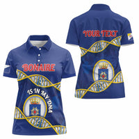 Personalized Bonaire Is In My DNA Women Polo Shirt - Wonder Print Shop