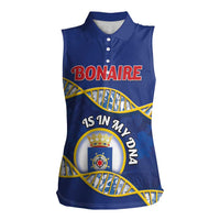 Personalized Bonaire Is In My DNA Women Sleeveless Polo Shirt - Wonder Print Shop