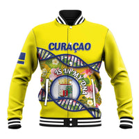 Personalized Curacao Is In My DNA Baseball Jacket - Wonder Print Shop