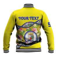 Personalized Curacao Is In My DNA Baseball Jacket - Wonder Print Shop