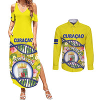 Personalized Curacao Is In My DNA Couples Matching Summer Maxi Dress and Long Sleeve Button Shirt - Wonder Print Shop